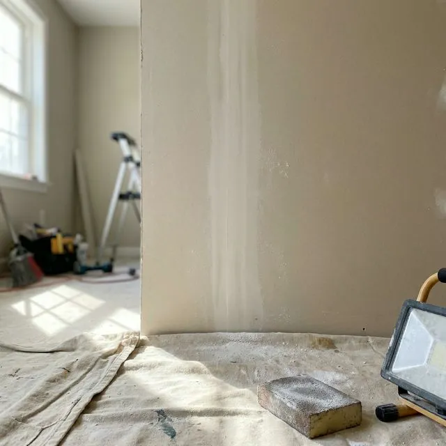 Drywall taping detail