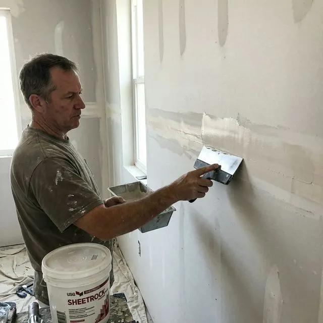 Drywall finishing process